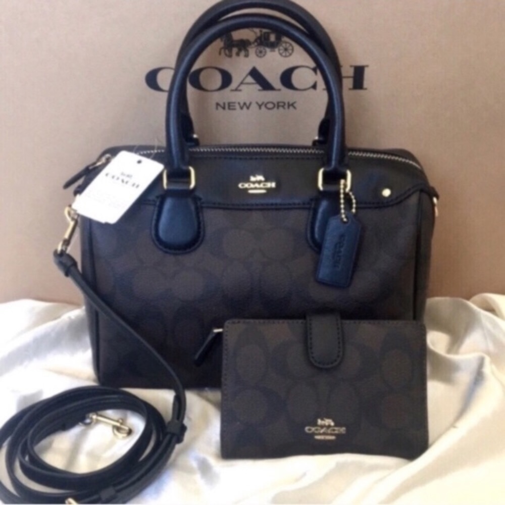 NWT COACH Mini Bennett Crossbody Bag & Wallet